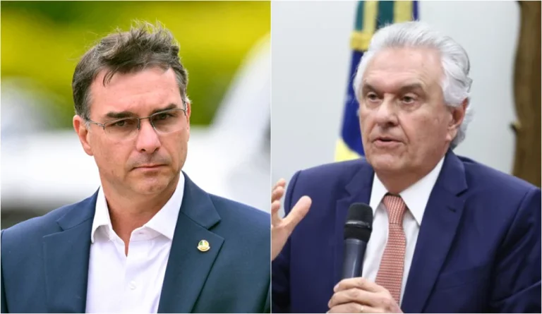 Ronaldo Caiado diz que candidatura de Flávio Bolsonaro favorece reeleição de Lula